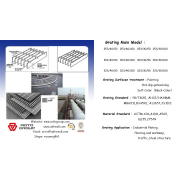 Best Price galvanized ductile iron channel grating From ADTO Group